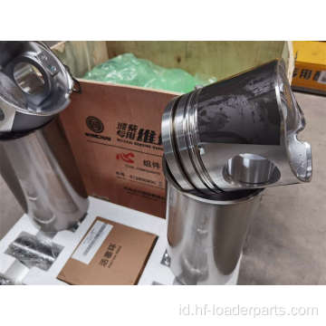 Kit liner piston dan silinder weichai empat pencocokan